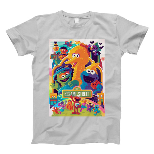 Sesame Street Rainbow Men T Shirt