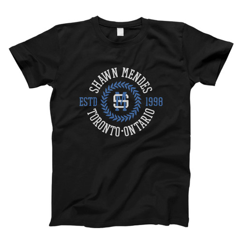 Shawn Mendes Estd Toronto Ontario Logo Men T Shirt