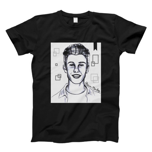Shawn Mendes Hand Drawing With Variations Men T Shirt
