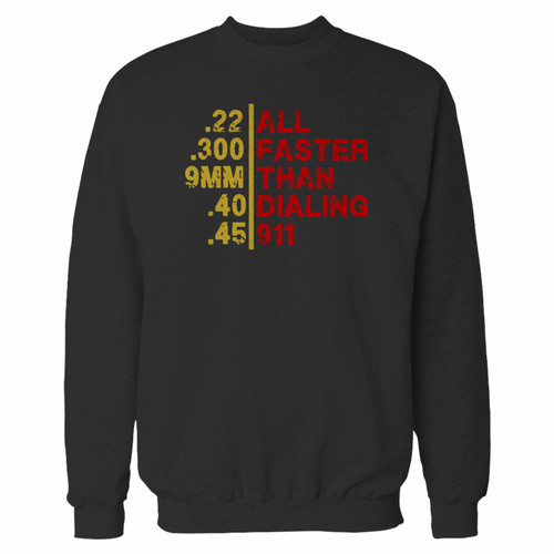 Your all faster than dialing 911 crewneck sweatshirt just got an update. This super comfortable and lighter weight crewneck will become your favorite go-to sweatshirt. The cozy spandex cuffs and waistband make this pill-resistant sweatshirt a fan favorite.And your group will look and feel their best in this premium ringspun cotton crew.