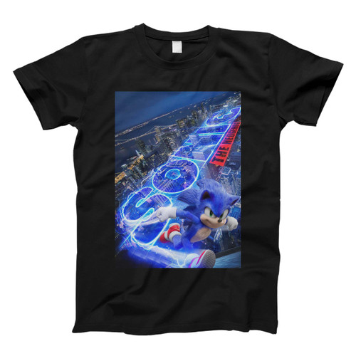 Sonic The Hedgehog City Men T Shirt