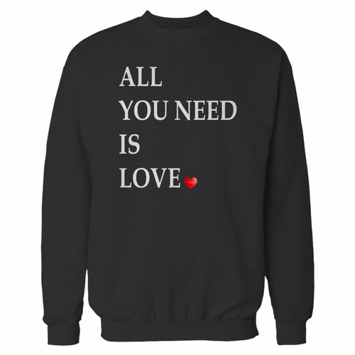 Your all you need is love crewneck sweatshirt just got an update. This super comfortable and lighter weight crewneck will become your favorite go-to sweatshirt. The cozy spandex cuffs and waistband make this pill-resistant sweatshirt a fan favorite.And your group will look and feel their best in this premium ringspun cotton crew.