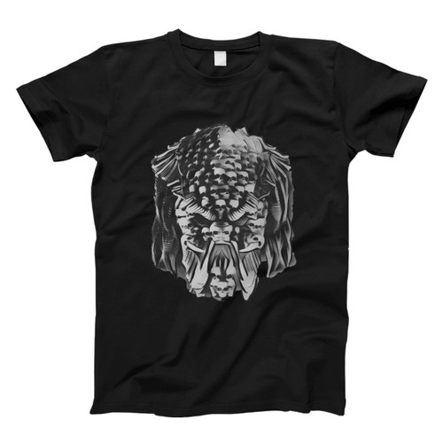 The Predator Movie Poster Fan Art Bw Men T Shirt