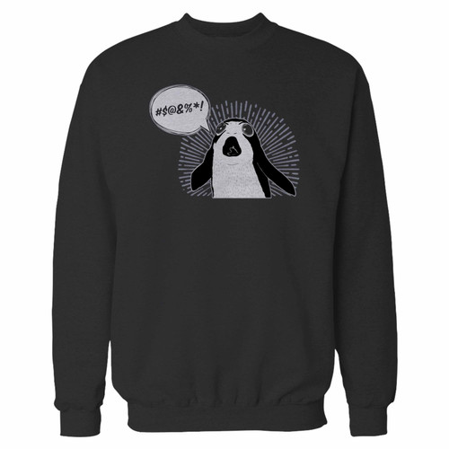 Your angry porg star wars the last jedi crewneck sweatshirt just got an update. This super comfortable and lighter weight crewneck will become your favorite go-to sweatshirt. The cozy spandex cuffs and waistband make this pill-resistant sweatshirt a fan favorite.And your group will look and feel their best in this premium ringspun cotton crew.