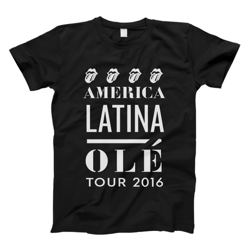 The Rolling Stones America Latina Ole Tour 2016 Men T Shirt