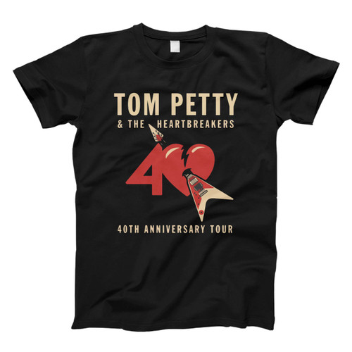 Tom Petty And The Heartbreakers 40 Anniversary Men T Shirt