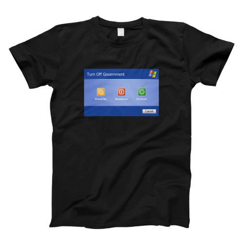 Trump Shutdown Xp Men T Shirt