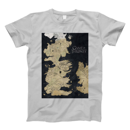 Westeros Map Game Of Thrones Men T Shirt