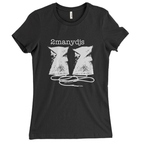 These are 2manydjs Plug And Play Women T Shirt that are cute tied to the side or paired with a cardigan or jacket for a more styled look. So comfy and classic, they are sure to make your vacation extra magical.