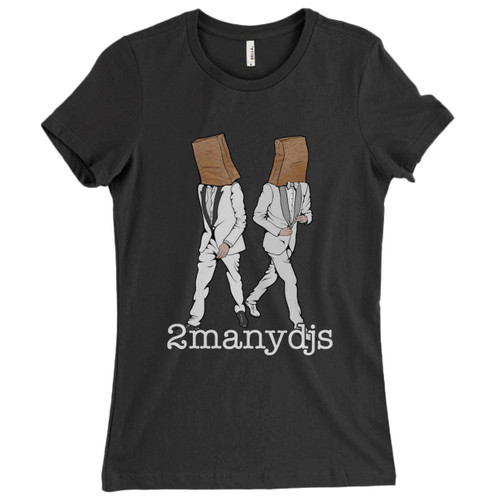 These are 2manydjs Poster Vector Women T Shirt that are cute tied to the side or paired with a cardigan or jacket for a more styled look. So comfy and classic, they are sure to make your vacation extra magical.