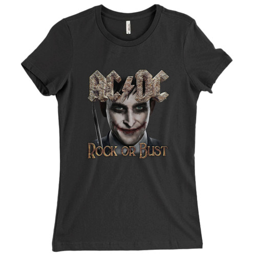 These are Acdc Rock Or Bust Feat Penguin Gotham Women T Shirt that are cute tied to the side or paired with a cardigan or jacket for a more styled look. So comfy and classic, they are sure to make your vacation extra magical.