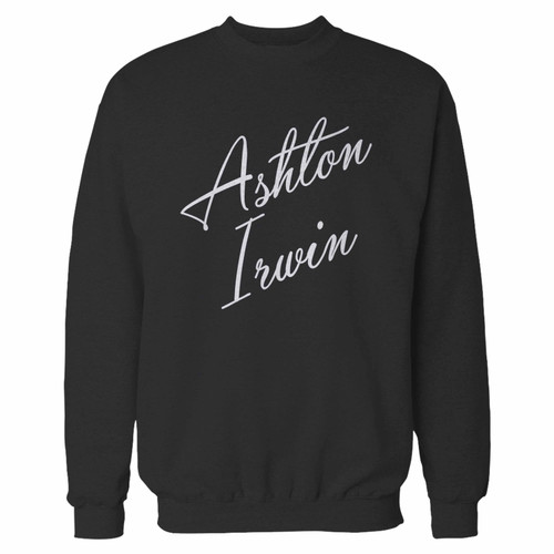 Your ashton irwin 5 sos crewneck sweatshirt just got an update. This super comfortable and lighter weight crewneck will become your favorite go-to sweatshirt. The cozy spandex cuffs and waistband make this pill-resistant sweatshirt a fan favorite.And your group will look and feel their best in this premium ringspun cotton crew.