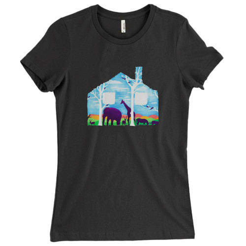 These are Art Forest Inside Home Women T Shirt that are cute tied to the side or paired with a cardigan or jacket for a more styled look. So comfy and classic, they are sure to make your vacation extra magical.