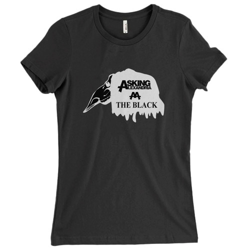 These are Asking Alexandria The Black Vectorize Women T Shirt that are cute tied to the side or paired with a cardigan or jacket for a more styled look. So comfy and classic, they are sure to make your vacation extra magical.