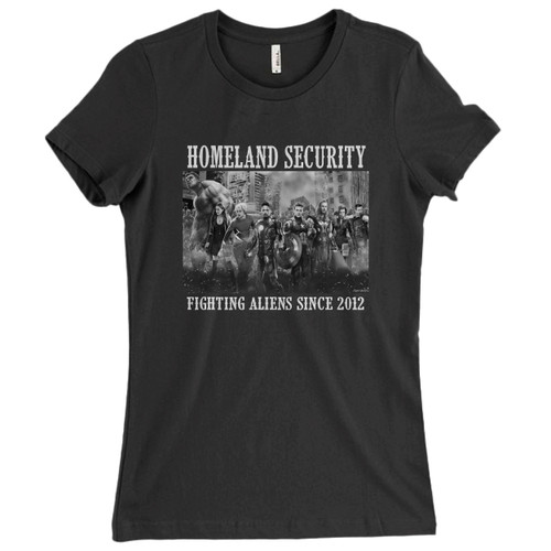 These are Avengers Homeland Security Women T Shirt that are cute tied to the side or paired with a cardigan or jacket for a more styled look. So comfy and classic, they are sure to make your vacation extra magical.