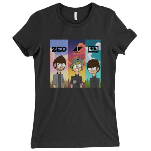 These are Avicii Zedd Martin Garrix Be One Women T Shirt that are cute tied to the side or paired with a cardigan or jacket for a more styled look. So comfy and classic, they are sure to make your vacation extra magical.