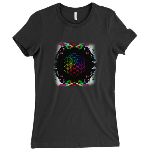 These are A Head Full Of Dreams Cover Album Invert Women T Shirt that are cute tied to the side or paired with a cardigan or jacket for a more styled look. So comfy and classic, they are sure to make your vacation extra magical.
