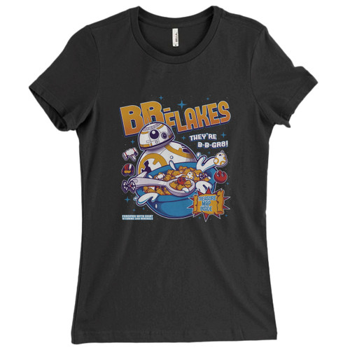 These are Bb Droid Flakes Women T Shirt that are cute tied to the side or paired with a cardigan or jacket for a more styled look. So comfy and classic, they are sure to make your vacation extra magical.