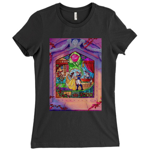 These are Beauty And The Beast Mozaic Wall Women T Shirt that are cute tied to the side or paired with a cardigan or jacket for a more styled look. So comfy and classic, they are sure to make your vacation extra magical.