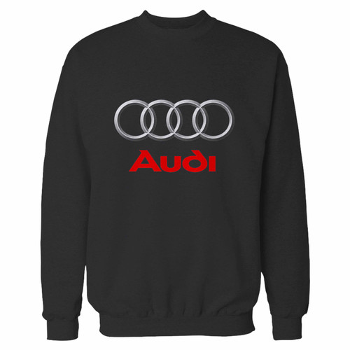 Your audi logo crewneck sweatshirt just got an update. This super comfortable and lighter weight crewneck will become your favorite go-to sweatshirt. The cozy spandex cuffs and waistband make this pill-resistant sweatshirt a fan favorite.And your group will look and feel their best in this premium ringspun cotton crew.