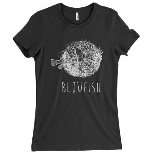 These are Blow Fish Drawing Women T Shirt that are cute tied to the side or paired with a cardigan or jacket for a more styled look. So comfy and classic, they are sure to make your vacation extra magical.