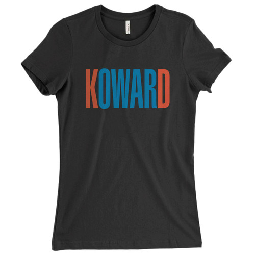These are Bold Kevin Durant Koward Women T Shirt that are cute tied to the side or paired with a cardigan or jacket for a more styled look. So comfy and classic, they are sure to make your vacation extra magical.
