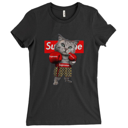 These are Boxing Cat Parody Women T Shirt that are cute tied to the side or paired with a cardigan or jacket for a more styled look. So comfy and classic, they are sure to make your vacation extra magical.
