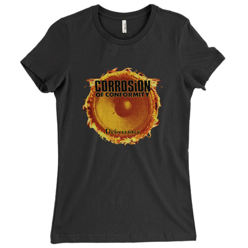 These are Corrosion Of Conformity Deliverance Cover Women T Shirt that are cute tied to the side or paired with a cardigan or jacket for a more styled look. So comfy and classic, they are sure to make your vacation extra magical.