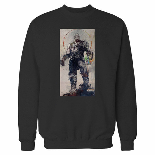 Your avengers infinity war thanos battle stance crewneck sweatshirt just got an update. This super comfortable and lighter weight crewneck will become your favorite go-to sweatshirt. The cozy spandex cuffs and waistband make this pill-resistant sweatshirt a fan favorite.And your group will look and feel their best in this premium ringspun cotton crew.