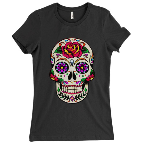 These are Day Of The Dead Tanka Women T Shirt that are cute tied to the side or paired with a cardigan or jacket for a more styled look. So comfy and classic, they are sure to make your vacation extra magical.