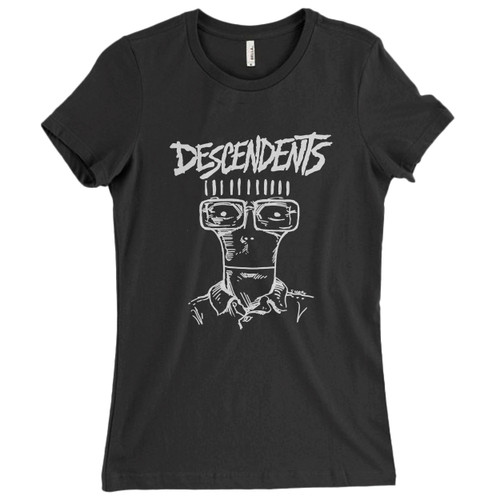 These are Descendents Arts Sketch Women T Shirt that are cute tied to the side or paired with a cardigan or jacket for a more styled look. So comfy and classic, they are sure to make your vacation extra magical.
