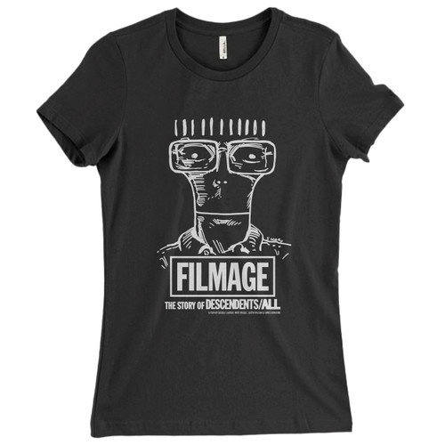These are Descendents Filmage The Story Women T Shirt that are cute tied to the side or paired with a cardigan or jacket for a more styled look. So comfy and classic, they are sure to make your vacation extra magical.