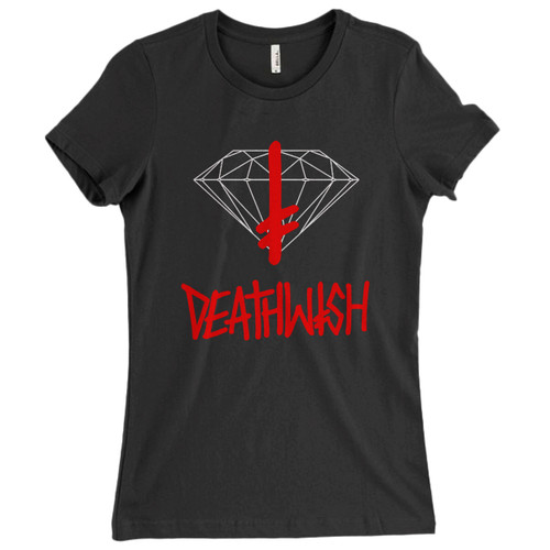 These are Diamond Supply Deathwish Women T Shirt that are cute tied to the side or paired with a cardigan or jacket for a more styled look. So comfy and classic, they are sure to make your vacation extra magical.