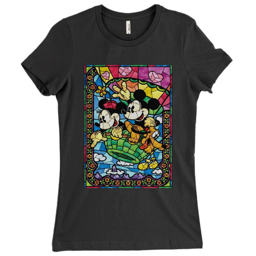 These are Disney Mickey Balloon Mozaic Women T Shirt that are cute tied to the side or paired with a cardigan or jacket for a more styled look. So comfy and classic, they are sure to make your vacation extra magical.