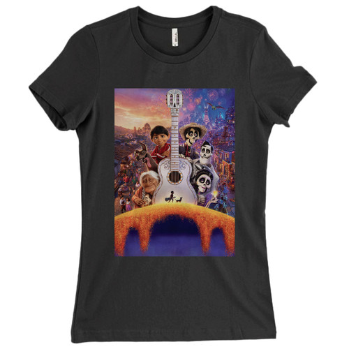 These are Disney Pixar Coco All Characters Women T Shirt that are cute tied to the side or paired with a cardigan or jacket for a more styled look. So comfy and classic, they are sure to make your vacation extra magical.
