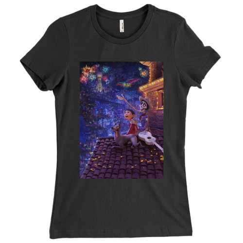 These are Disney Pixar Coco Fireworks Women T Shirt that are cute tied to the side or paired with a cardigan or jacket for a more styled look. So comfy and classic, they are sure to make your vacation extra magical.