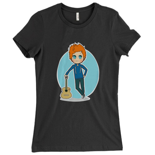 These are Ed Sheeran Cartoon Melancholis Women T Shirt that are cute tied to the side or paired with a cardigan or jacket for a more styled look. So comfy and classic, they are sure to make your vacation extra magical.