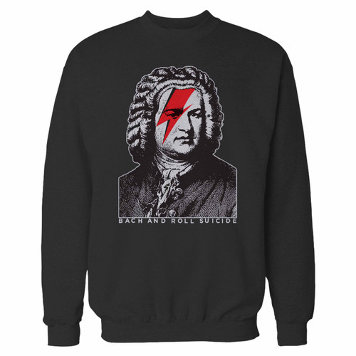 Your bach & roll suicide crewneck sweatshirt just got an update. This super comfortable and lighter weight crewneck will become your favorite go-to sweatshirt. The cozy spandex cuffs and waistband make this pill-resistant sweatshirt a fan favorite.And your group will look and feel their best in this premium ringspun cotton crew.