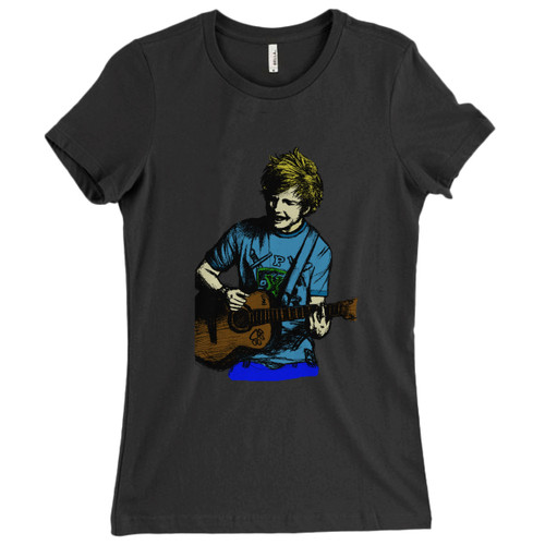 These are Ed Sheeran Illustrations Sketch Colorize Women T Shirt that are cute tied to the side or paired with a cardigan or jacket for a more styled look. So comfy and classic, they are sure to make your vacation extra magical.