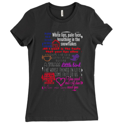 These are Ed Sheeran Quote Lips Allow Women T Shirt that are cute tied to the side or paired with a cardigan or jacket for a more styled look. So comfy and classic, they are sure to make your vacation extra magical.