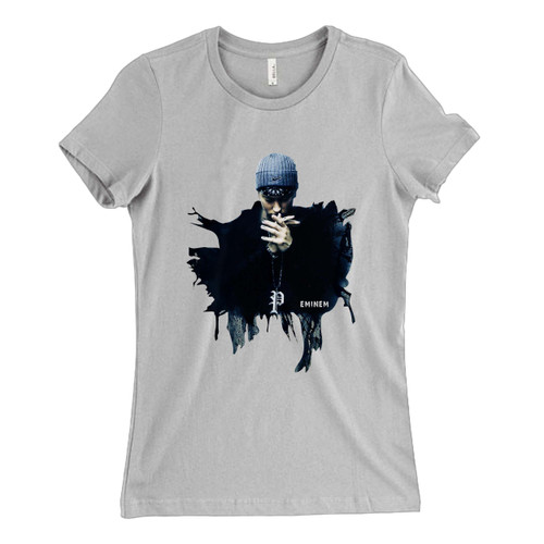 These are Eminem Brush Cover Women T Shirt that are cute tied to the side or paired with a cardigan or jacket for a more styled look. So comfy and classic, they are sure to make your vacation extra magical.