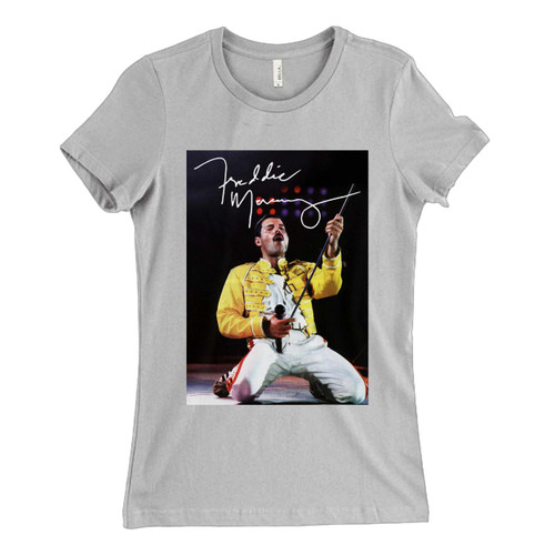 These are Freddie Mercury Under Pressure Stage Women T Shirt that are cute tied to the side or paired with a cardigan or jacket for a more styled look. So comfy and classic, they are sure to make your vacation extra magical.