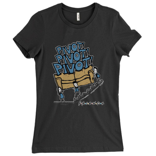 These are Friends Tv Show Pivot Inspired Women T Shirt that are cute tied to the side or paired with a cardigan or jacket for a more styled look. So comfy and classic, they are sure to make your vacation extra magical.