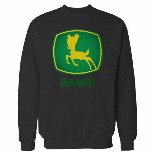 Bambi John Deere Parody Crewneck Sweatshirt