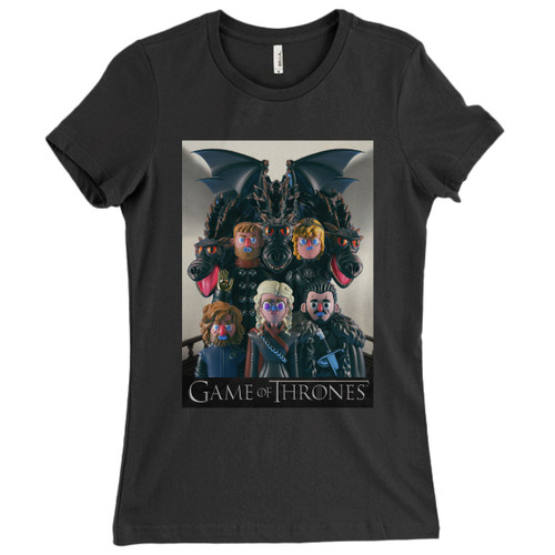 These are Game Of Thrones Lego Fan Art Women T Shirt that are cute tied to the side or paired with a cardigan or jacket for a more styled look. So comfy and classic, they are sure to make your vacation extra magical.