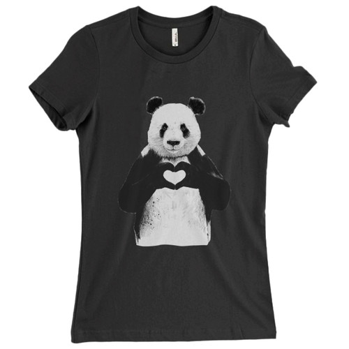 These are Get In Love Panda Women T Shirt that are cute tied to the side or paired with a cardigan or jacket for a more styled look. So comfy and classic, they are sure to make your vacation extra magical.