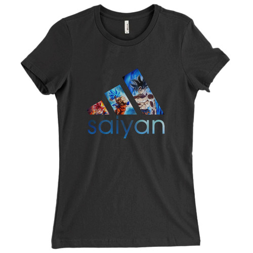 These are Goku Saiyan Parody Women T Shirt that are cute tied to the side or paired with a cardigan or jacket for a more styled look. So comfy and classic, they are sure to make your vacation extra magical.