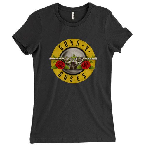 These are Guns And Roses Logo Property Women T Shirt that are cute tied to the side or paired with a cardigan or jacket for a more styled look. So comfy and classic, they are sure to make your vacation extra magical.