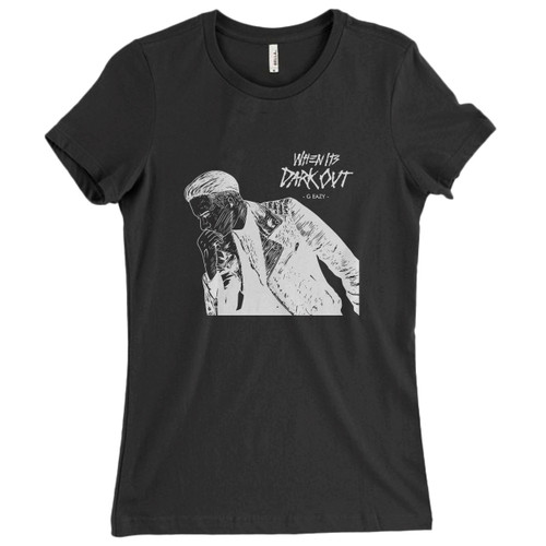 These are G Eazy When Its Dark Out Art Poster Women T Shirt that are cute tied to the side or paired with a cardigan or jacket for a more styled look. So comfy and classic, they are sure to make your vacation extra magical.