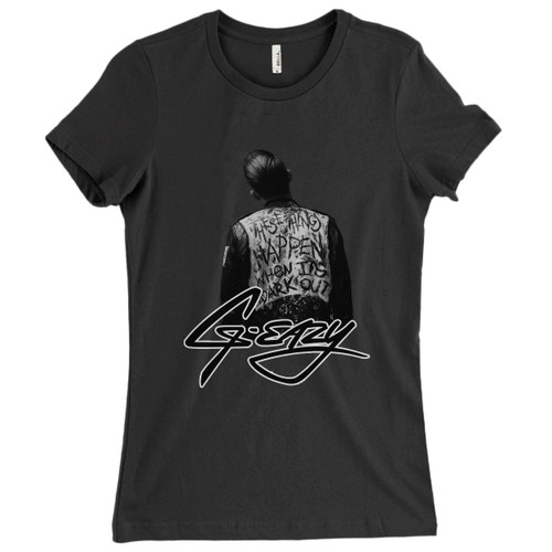 These are G Eazy When Its Dark Out Cover With Logo Women T Shirt that are cute tied to the side or paired with a cardigan or jacket for a more styled look. So comfy and classic, they are sure to make your vacation extra magical.